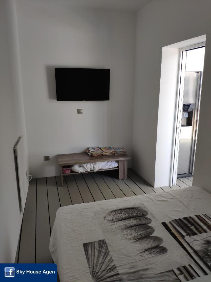 Piscine Chauffee Et Spa Jacuzzi Privatif Terrasse Sans Vis A Vis ,,,Sky House Agen,,, Екстериор снимка